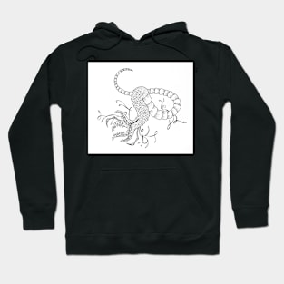 Chima-nagishi worm. Hoodie